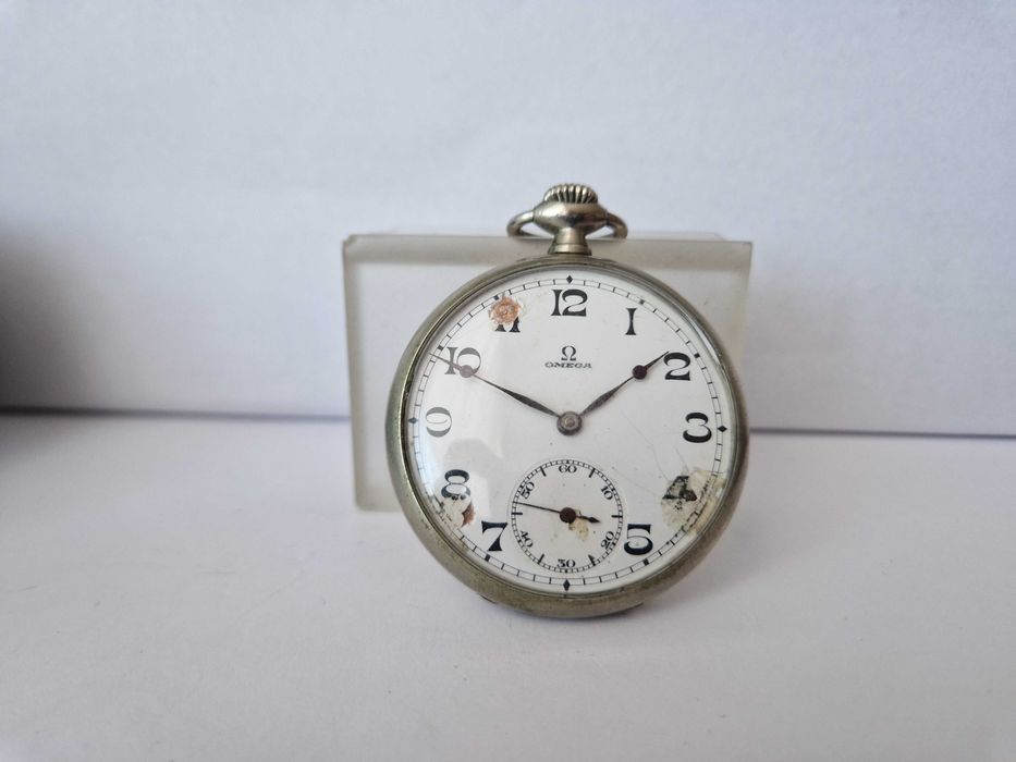 Ceas Omega de Buzunar Carcasa Nickel -Mecanic.