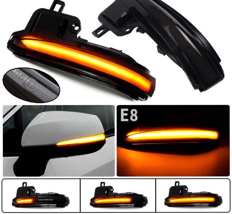 Динамични бягащи мигачи за огледалата за Тойота Лексус Toyota RAV4