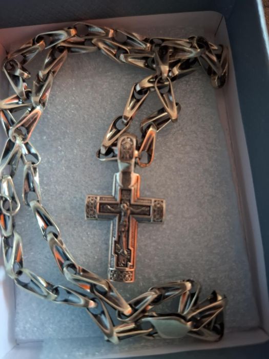 Сребърен кръст СПАСИ И СОХРАНИ
Сребърен кръст СПАСИ И СОХРАНИ
Сребърен