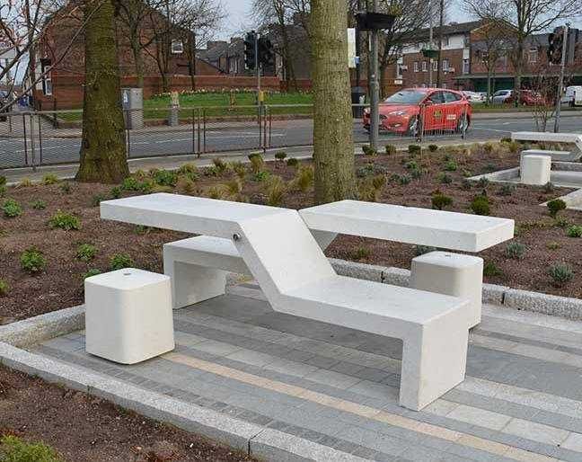 Mраморная cкамейка без спинки / с спинки | Все модель есть!