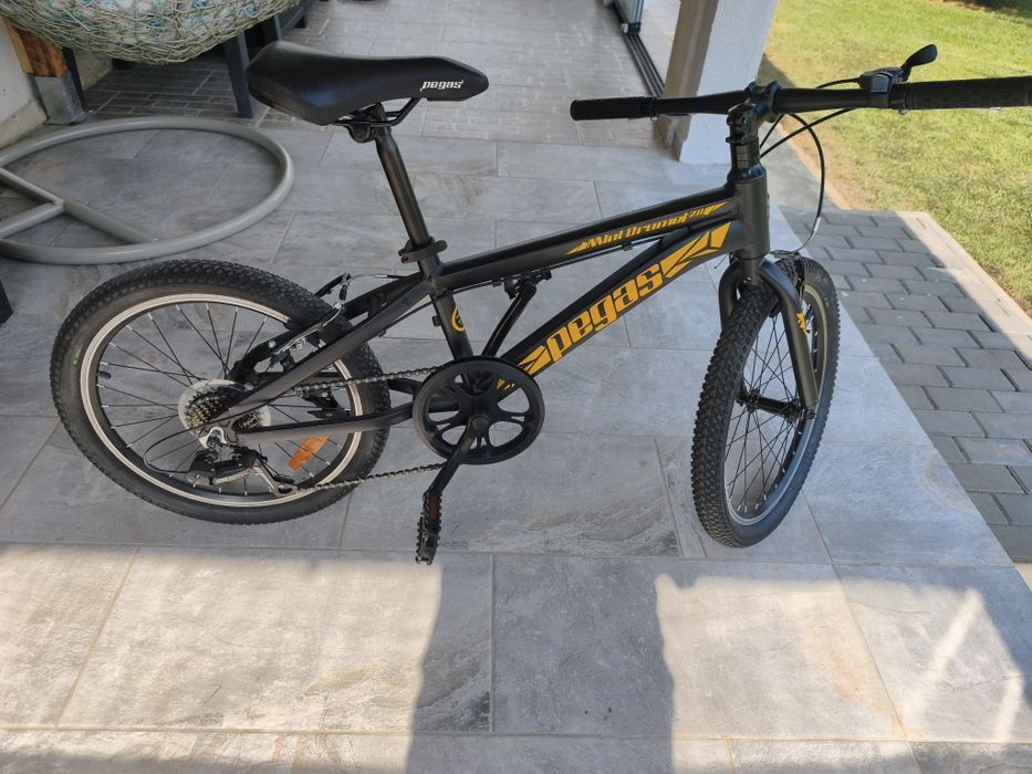 Bicicleta copii Pegas Drumeț 20" - negru mat