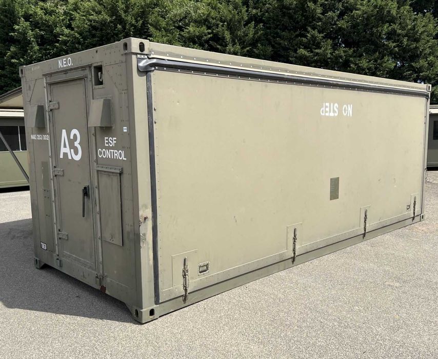 Container modular militar tip locuinta, birou, etc. (greutate 5 T)