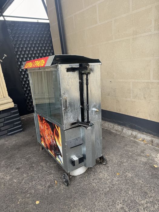 Гриль газовая с Моторчиком