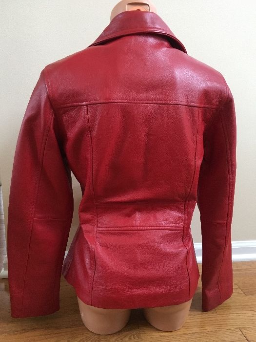 Дамско яке-сако естествена кожа