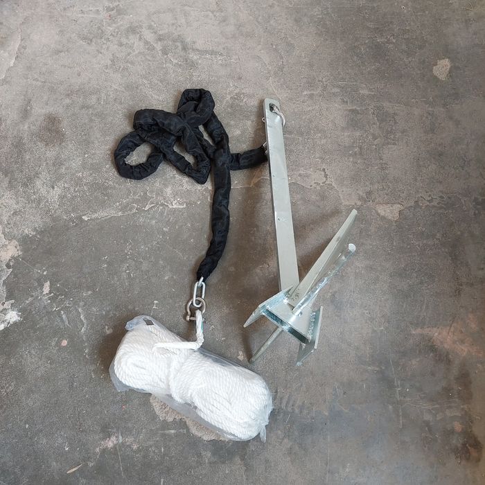 Котва поцинкована 4кг с верига и въже, комплект. Промоция до 31.12.25!