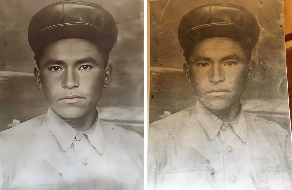 Реставрация фото. Царапины трещины. Восстановление ретро фотографий