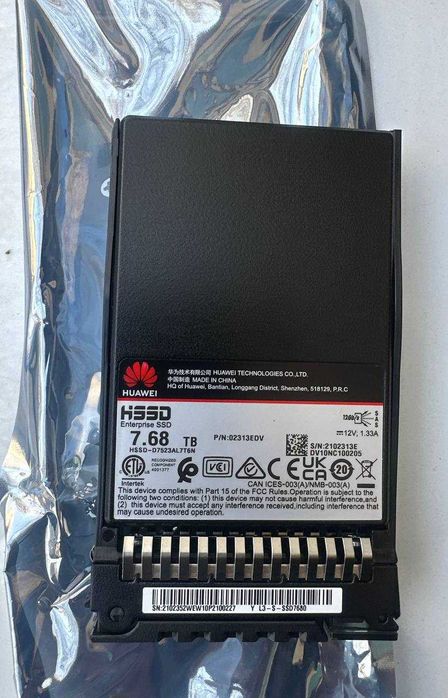 Huawei 7.68TB SAS 12Gb/s Enterprise SSD –SSD 7.68TB SAS 12G 2.5"