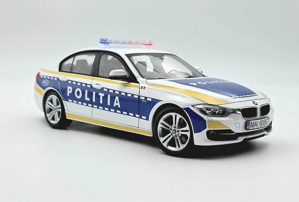 Macheta BMW 3 Series Poliția Română 1:18 Welly