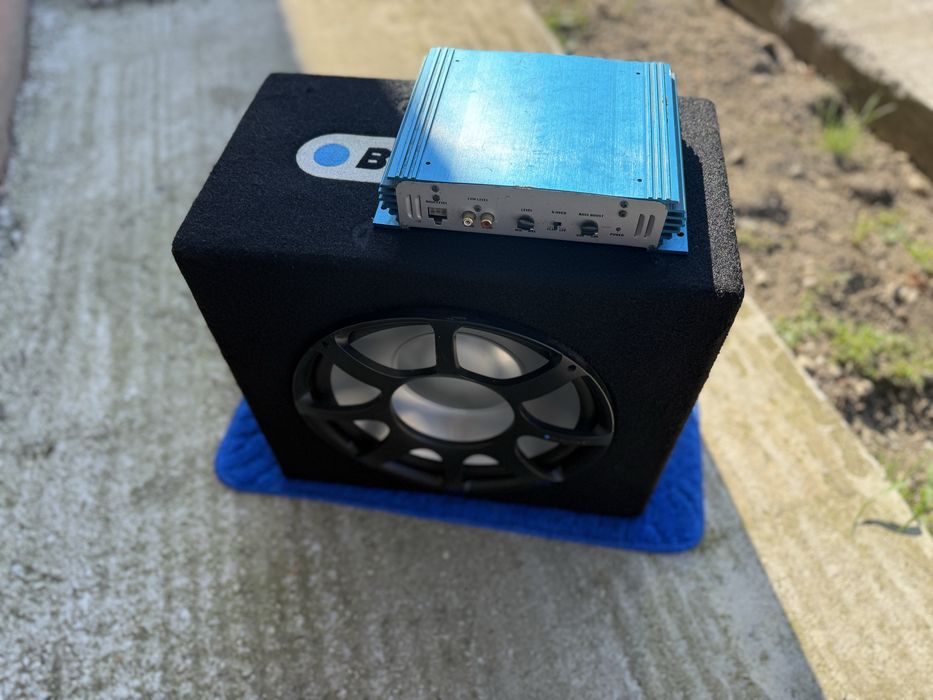 Subwoofer blaupunkt+ amplificator perfect functional