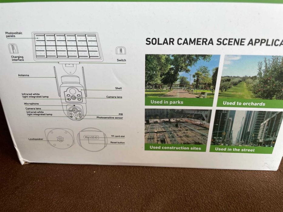 Двойна соларна WiFi smart камера, FULL HD 12МР - iCSee