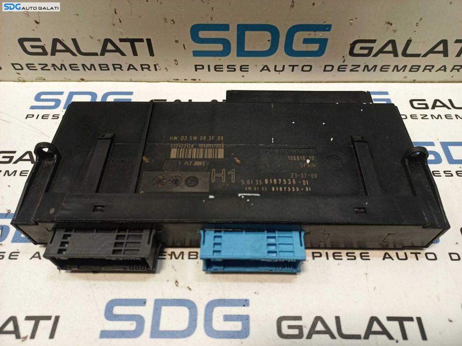 Unitate Modul Calculator Confort Confort BCM BMW Seria 3 E90 E91 2.0 N43 2004 - 2011 Cod 61.35 9187536 - 01 [L0635] [L0636]