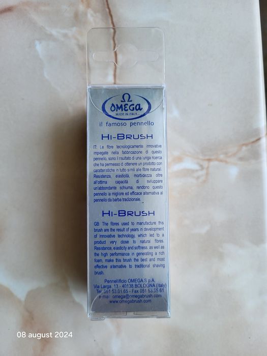 Pamatuf barbierit Omega nou