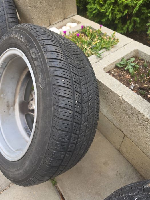 Оригинални Mercedes 16" джанти 5x112 с гуми 215/55 R16 – 4 бр.
