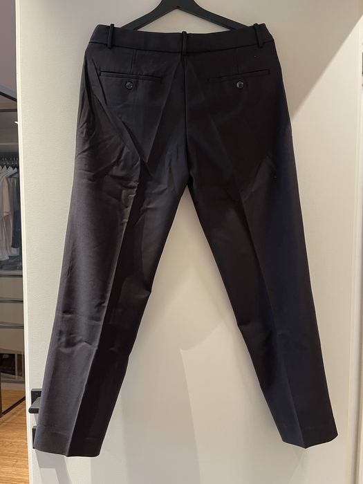 Черен прав панталон MANGO