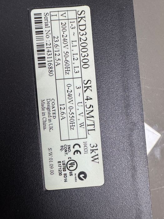 Convertizor frecvență Leroy Somer DIGIDRIVE SKD3200300 3kW Invertor motor