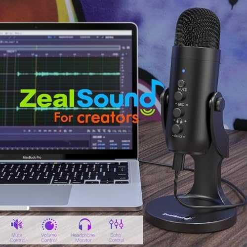 ZealSound USB микрофон за PC/PS5 Streaming