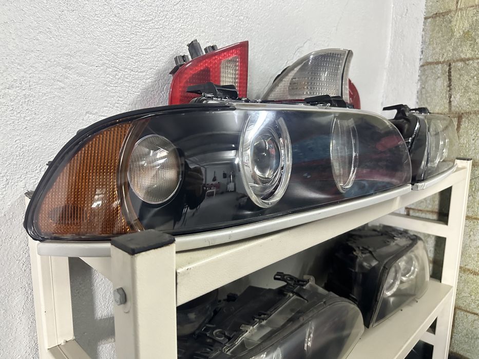 Фары рестайлинг ксенон на Бмв е39