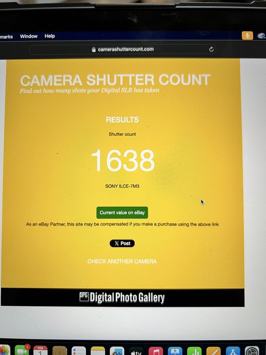 Aparat sony a7 iii ca nou , full frame 1638 de cadre