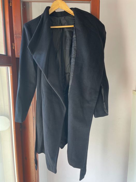 Дамско палто тип халат