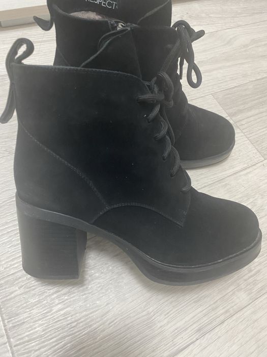 Ботильоны зимние полностью натуралка