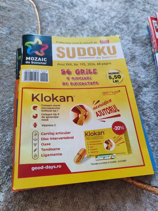 Pachet de opt publicații noi - Integrame, Rebus și Sudoku