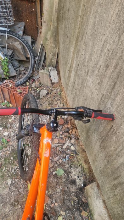 Rockrider bicicleta st500 portocaliu