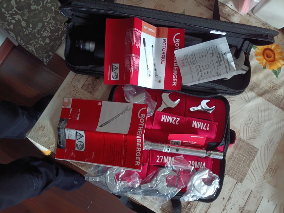 Set chei dinamometrice Rothenberger 175001, 6 piese, 10 - 75 Nm