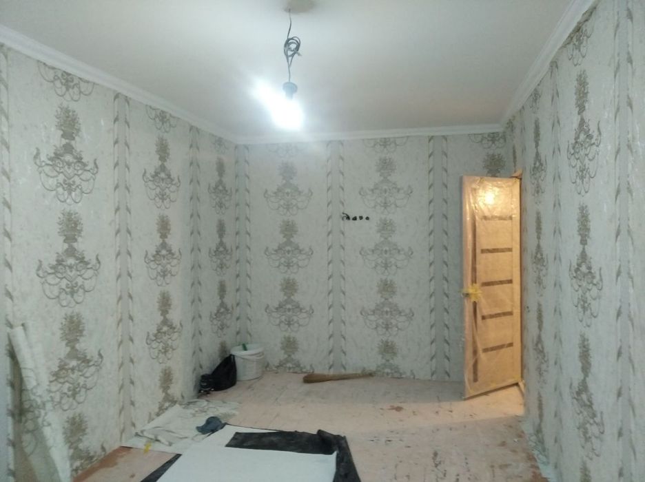 Маляр, ламинат, жидкие обои, пластик, электрик, откос.
хамма ишларни к