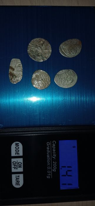 5 AKCE, monede Imperiul Otoman, ARGINT, secolul 17-18