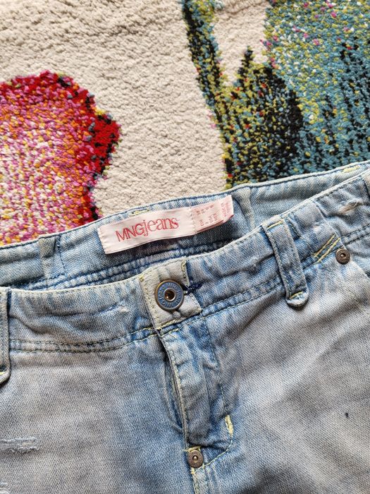 Jeans Mango albastru deschis