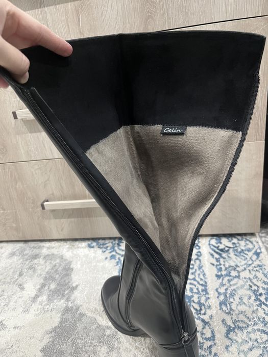 Сапоги зимние, одевала 1 раз, очень теплые, удобные