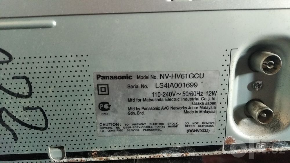 Panasonic video магнитофон