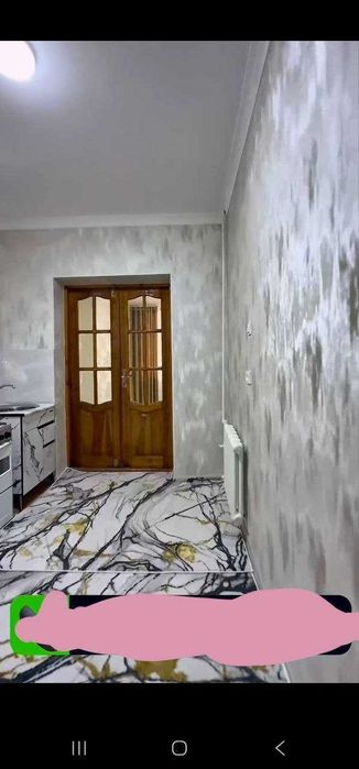 3 хоналик килинган квартира 1 кават 6 микр