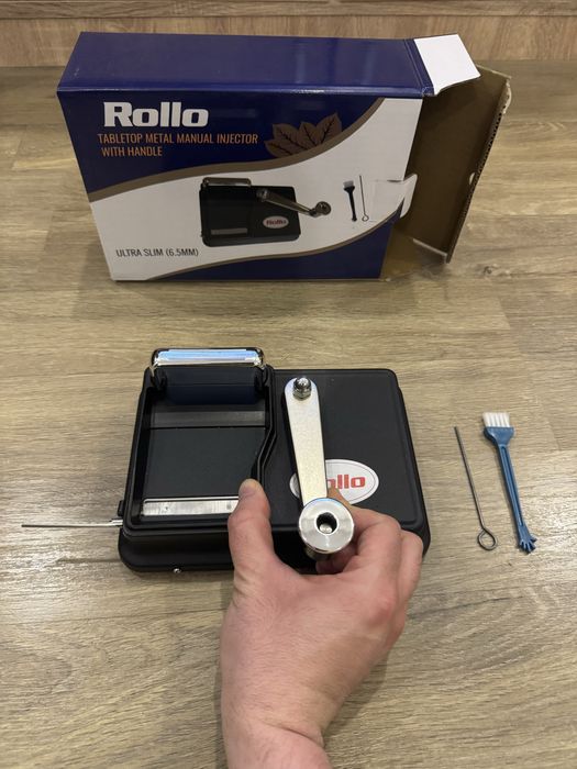 Aparat manual injectat tuburi tigari slim cu manivela