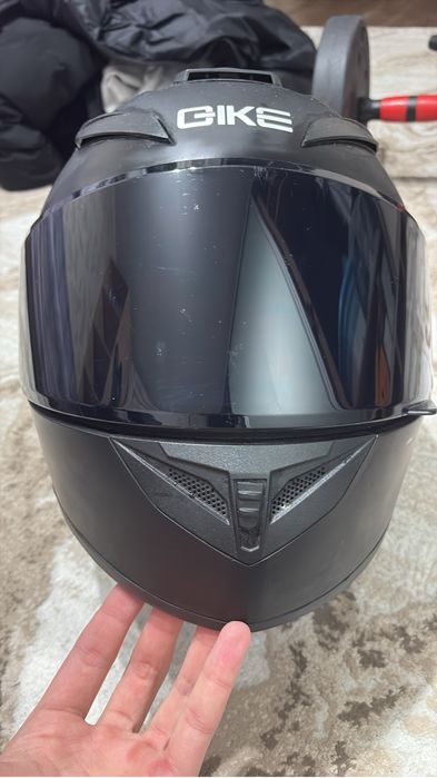 Мотошлем GIKE черный
