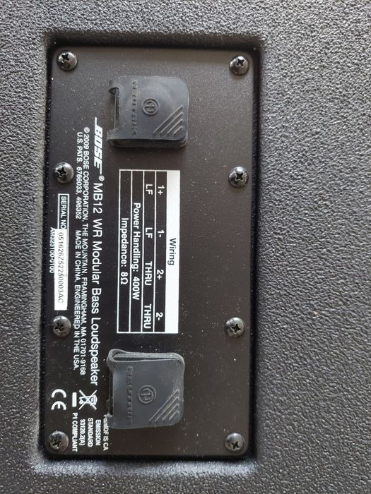 Modular bass loud speaker,BOSE MB 12WR