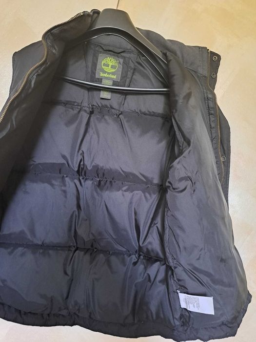 Грейка Елек Размер S Timbarland Черен Пухенка Пух Унисекс Мъжка Дамска