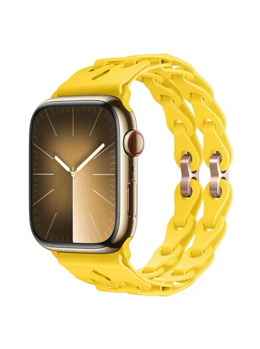 Curea Ceas Apple Iphone Bratara Duo Silicon Husa Folie Silicon