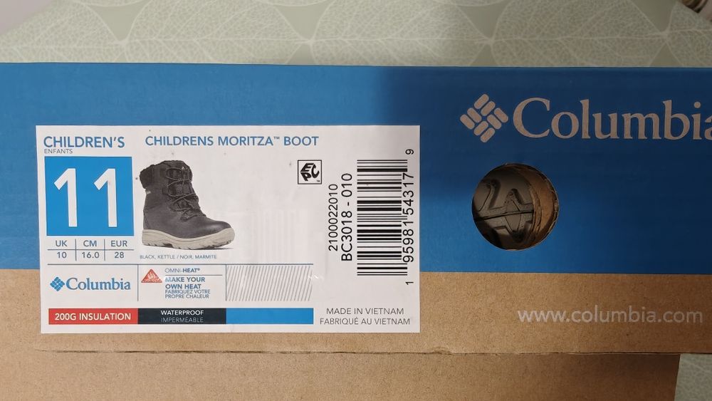 Ghete iarna Columbia mărime 28