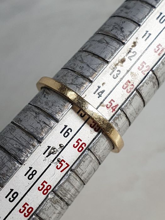 Inel din aur de 14K cu cuarț fumuriu – mărimea 55 – 2,03 g