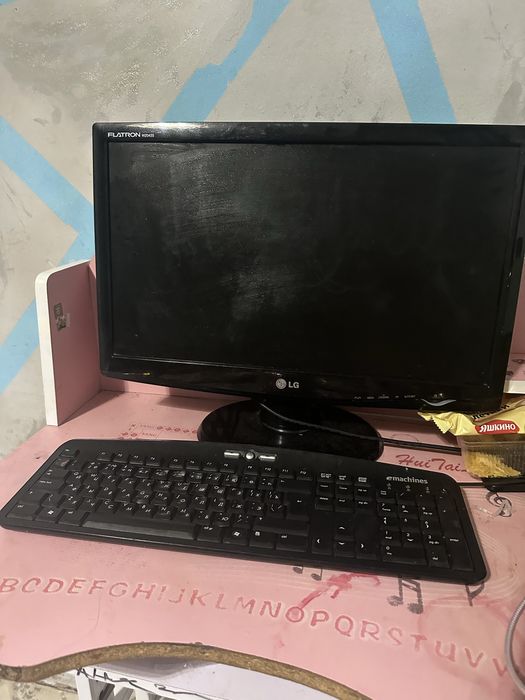 LG компьютер, системный блок,, клавиатура