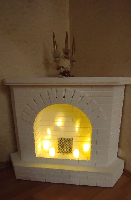 Фальш камин угловой