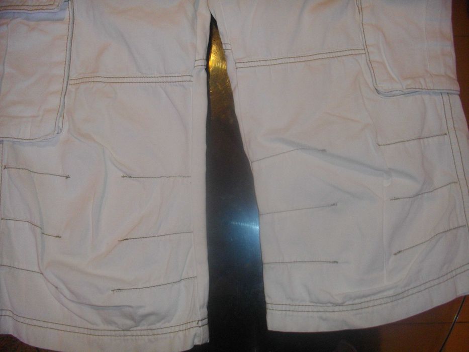 Мъжки №30-Маркови Бели 7/8 Панталони-Летни-Mogul  094-Спортни-Памук