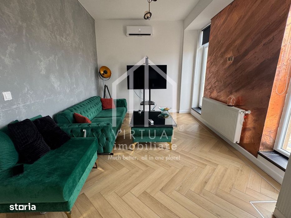 Penthouse cu 2 camere - 41 mp utili + 45 mp terasa + boxa + parcare — fotografia 3