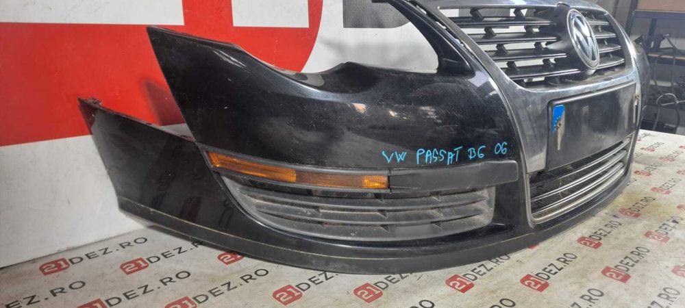 Bara fata completa VW Passat B6 2006 - 2010 mic defect grila - neagra