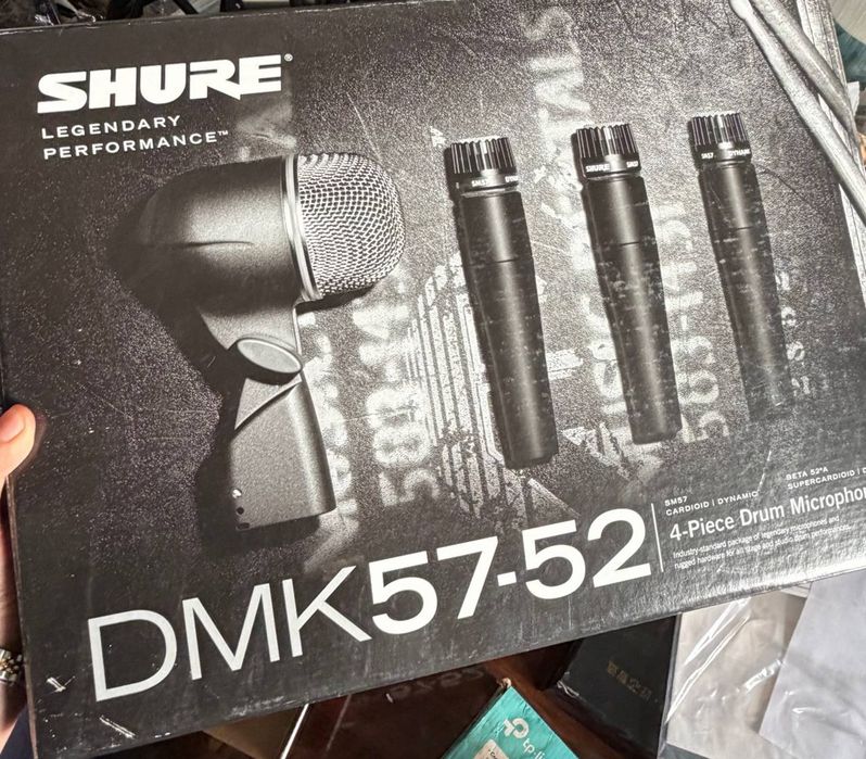 Профессиональный комплект микрофонов для барабанов Shure DMK57-52 (Ори