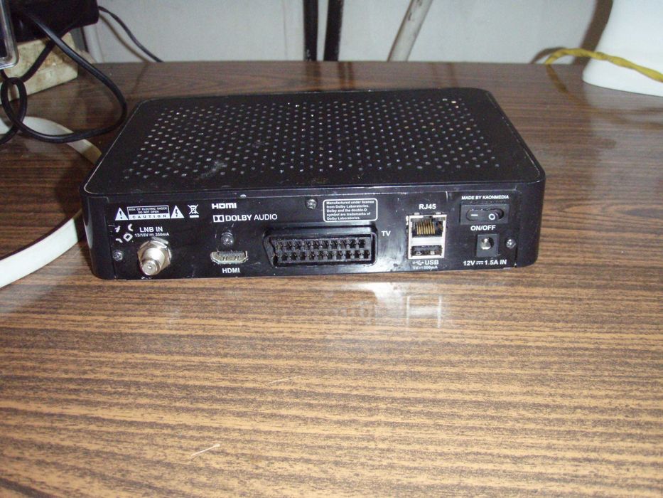 Receptor satelit HD (HDMI + Euroscart) Kaon CO3600 Focus Sat + cartela