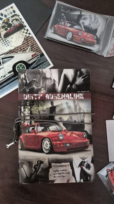 Set Cadou Agenda personalizata A6 Porsche 911