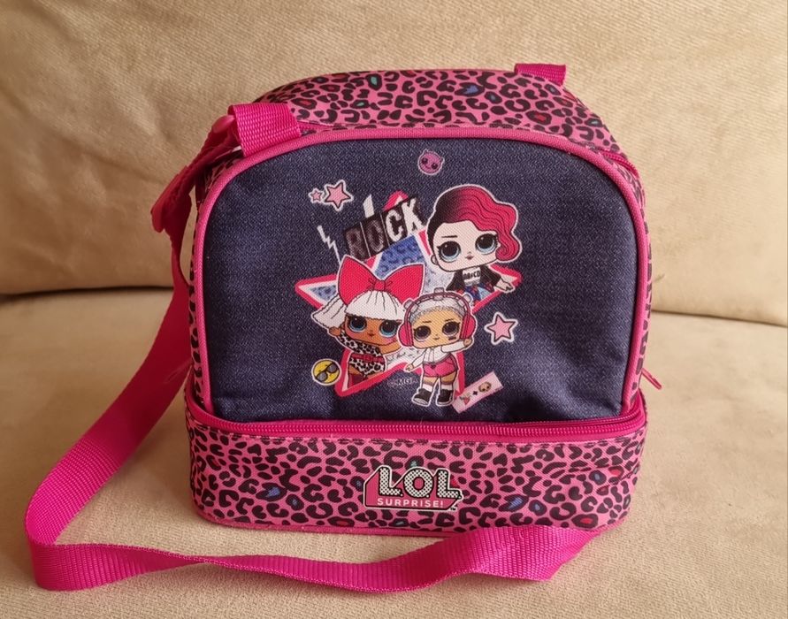 Ръчно шита раница и чанта през рамо за храна