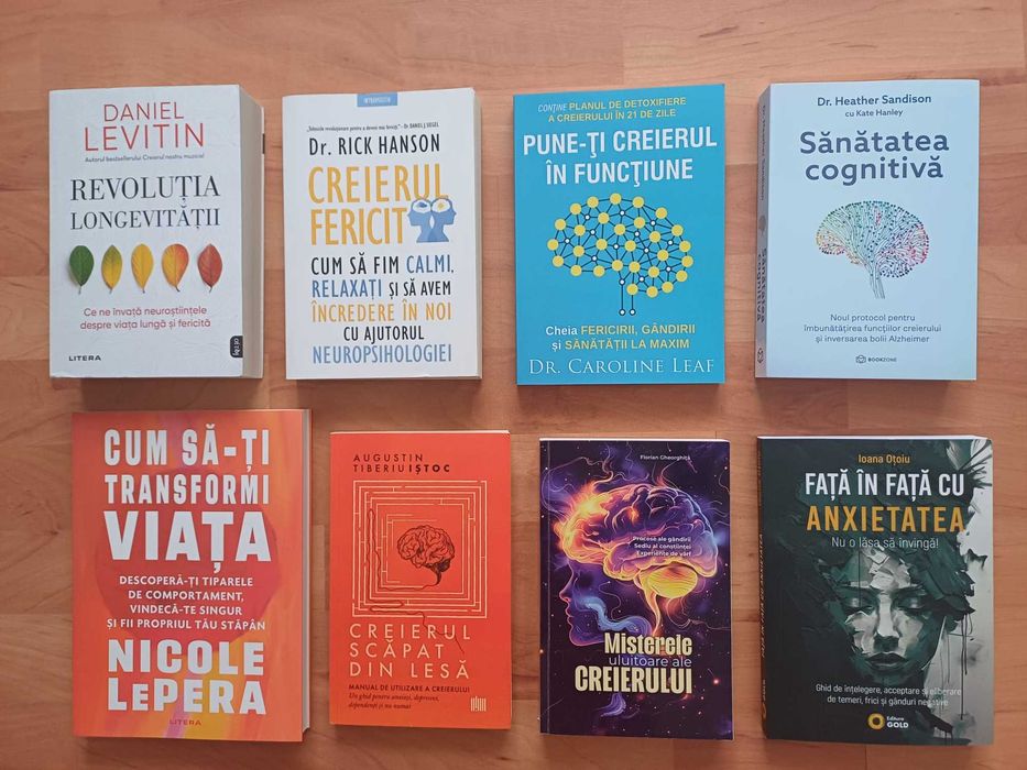 Colecții: Ilie Cioară-700 RON, Neuroștiințe -300 RON, Sănătate-250 RON